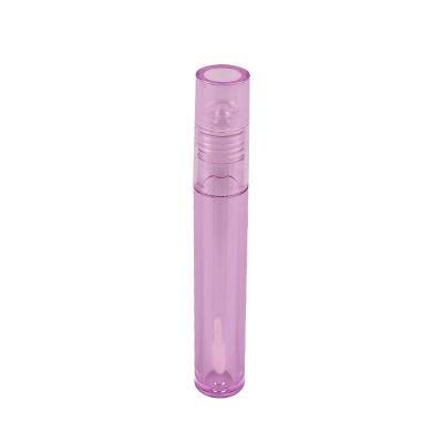 Factory Direct Sale 2.5ml Purple Transparent Empty Lip Gross Tube Lip Gloss Packaging Cute