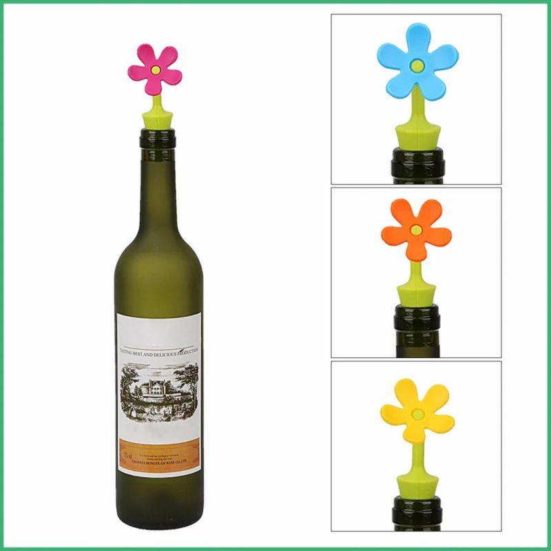 Customized High Quality Silicone Wine Bottle Stopper for Household Gift