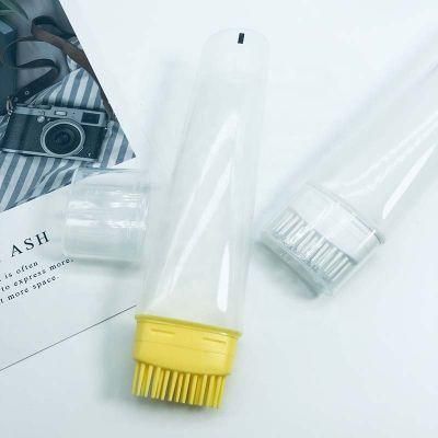 Hair Dye Shampoo Cosmetic Packaging Tube with Hard Brush