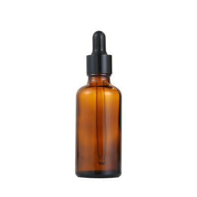 30 Ml High Grade Frosted Glass Round Amber Essential Oil Glass Bottle