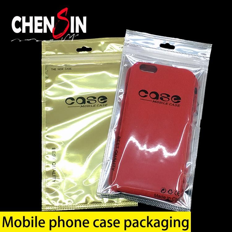 Golden Packaging Bag Aluminum Foil Plastic Bag with Zipper Bags