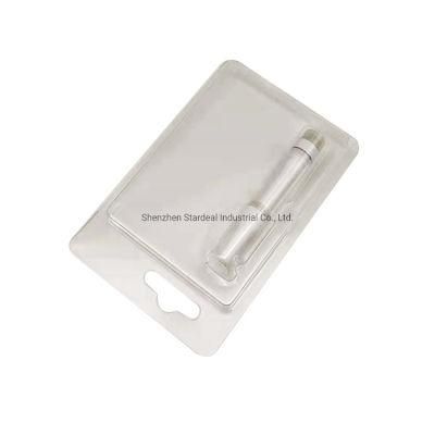 Clear PVC Pet Plastic 1ml Vape Cartridge Blister Packaging Clamshell