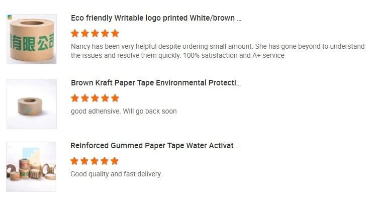 Custom Reinforced Kraft Paper Packaging Adhesive Tape