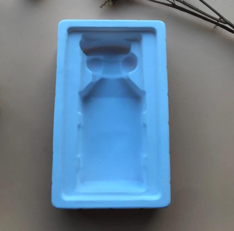 White color Flocking blister for cosmetic products packaging