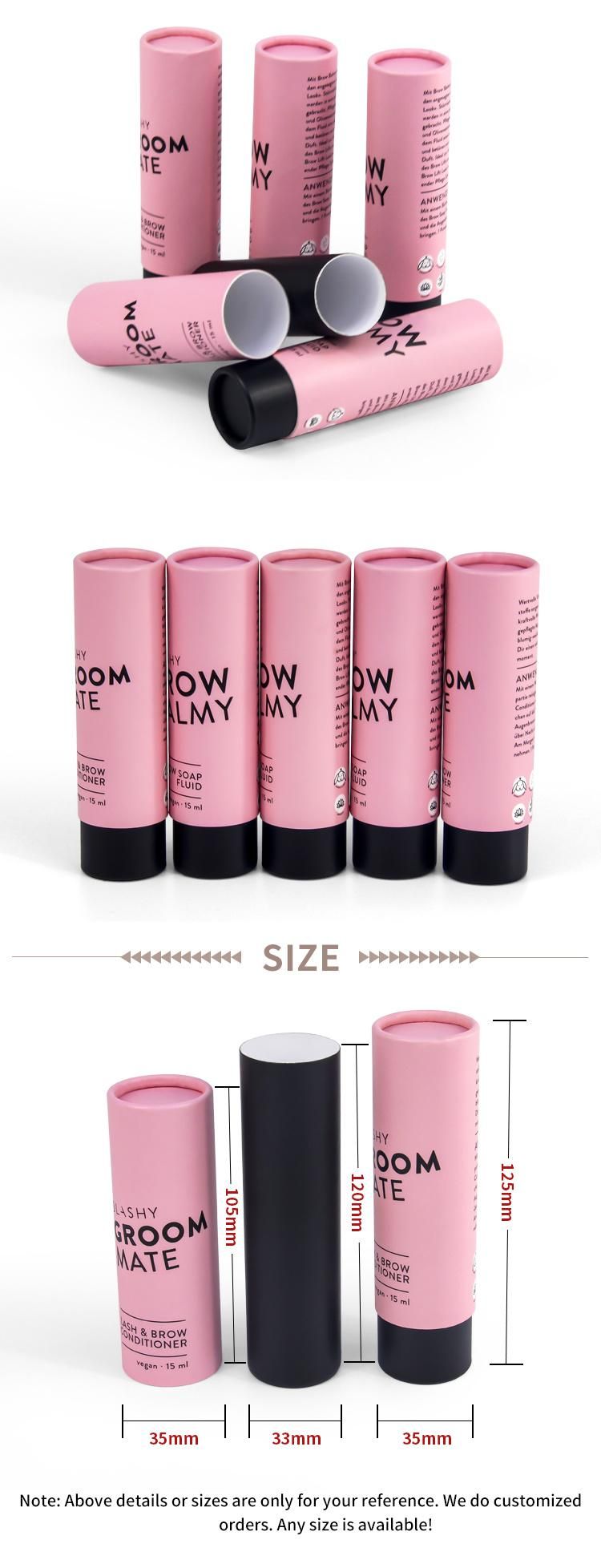 Firstsail Fashion Print Paper Tube Canister Toy Gift Cosmetic Perfume Glass Paper Cylinder Packaging