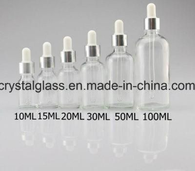 5ml 10ml 15ml 30ml 50ml 100ml Cosmetic Packaging Green Color Glass Essential Oil Dropper Bottle
