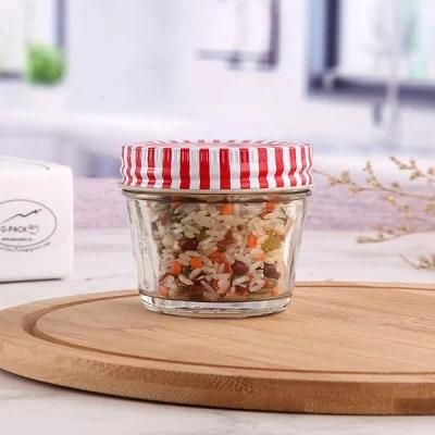 620ml Round Diamond Shape Food Packing Glass Jar