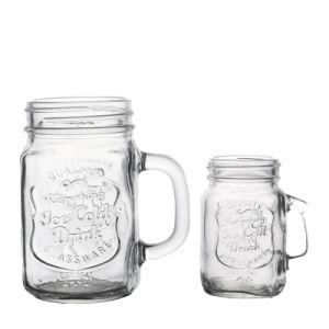 Manufacturers Clear Round High Quality Customize Beverage Glass Water Jar 110ml 420ml 550ml