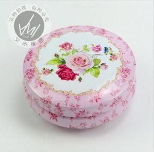 The Foreign Trade Pink Rose Case Tinplate Box