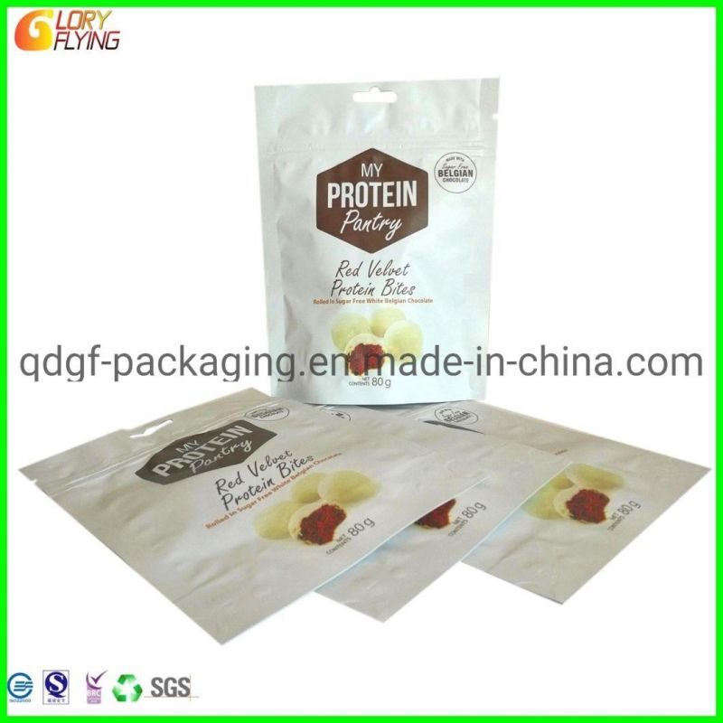 PP Woven Bag Plastic Zip Lock Bag for Packing Protein Powder