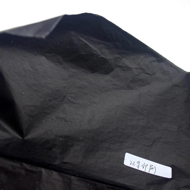 Wholesale High-End Quality 22GSM Blank Black Wrapping Tissue Paper