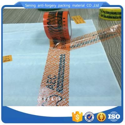 Custom Total Transfer Security Void Tape/Confidential Tape/Security Packing Tape/Low Price Tamper Evident Security Tape