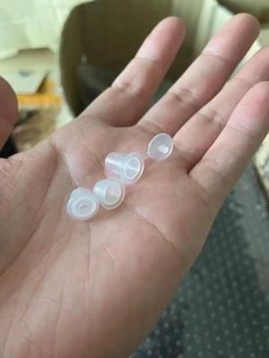 20ml Clear Frosted Empty Glass Essential Oil Bottle with Screw Cap and Inner Plug