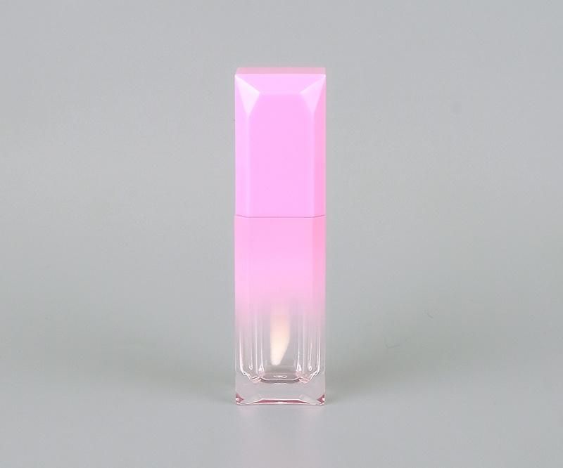 5ml in Stock Lipgloss Container Tubes Pink Purple Blue Silver Black White Empty Lip Gloss Tube with Brush
