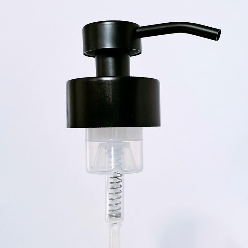 Custom 8oz 250ml Amber Body Hand Wash Pump Glass Foam Soap Dispenser Bottle with Black Pump