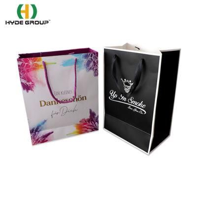 High Quality Cosmetic Gift Hand Made Coated Packaging Paper Bag