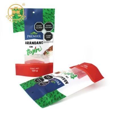 Plastic Bags Candy Bags Packing Stand up Food Pouch with Zipper Christmas Candy Bag