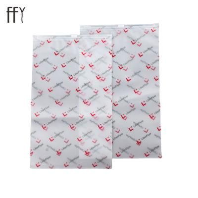 High Quality Transparent Shirt Slider Plastic Zipper Bag Ffy Thicken Custom Size Printed Logo PVC Pouch for Cloth