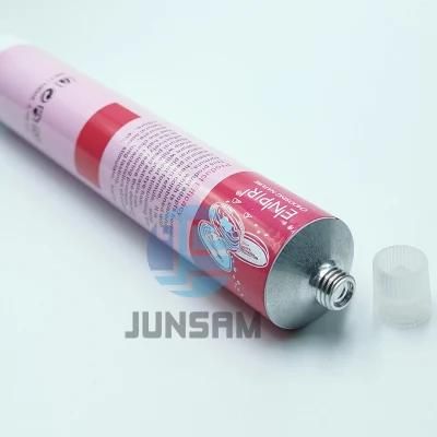 Max 6c Aluminum Soft Tube Empty Squeezable Metal Packaging Cosmetic Cream Plastic Cylindrical Cap