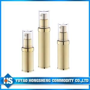 Gold Personal Care Women Using Cosmetic Airless Bottle with Pump