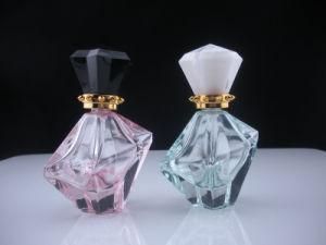 Color Painted Glass Perfume Bottle with Cap