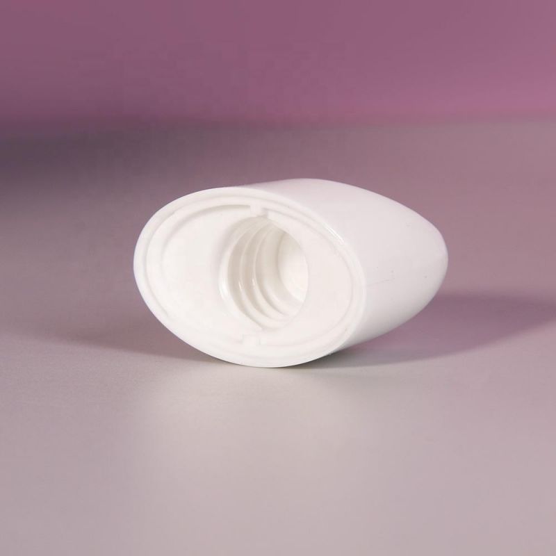 Plastic Soft Cream Tube Flat Oval Shape with Cosmetic Packaging