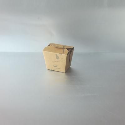 Paper Food Pail 16oz 26oz 32oz White Square Noodle Box