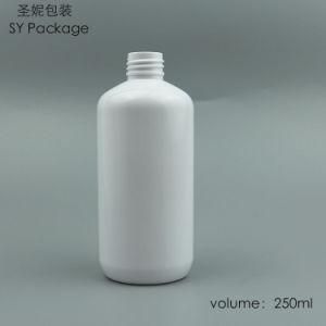 200ml Boston Shape Pet Material Plastic Shampoo Bottle with Aluminm Cap