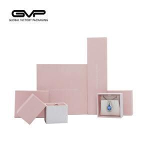 Printed Packaging Box Plastic Shell with Pink and White Art Paper Coating
