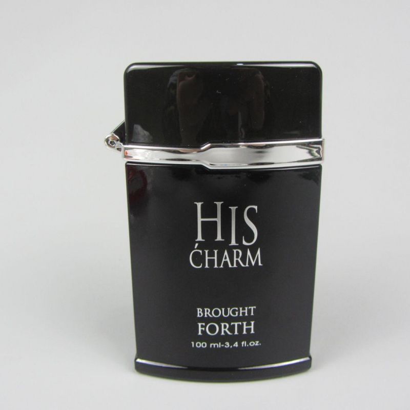 Luxury 100ml Spray Cap Perfume Bottle for Square Shape
