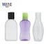 High Quality 80ml 120ml Purple Transparent Pump Spray Perfume Bottle with Disc Top