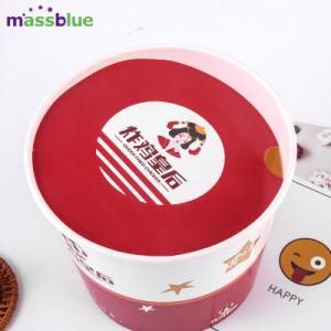 Chinese Style Paper Noodle Boxes with Round Base, Pasta Box