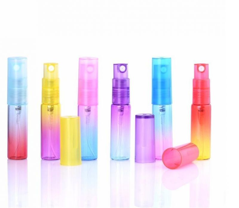 5ml/8ml Mini Portable Glass Perfume Bottle with Atomizer Empty Cosmetic Containers for Travel