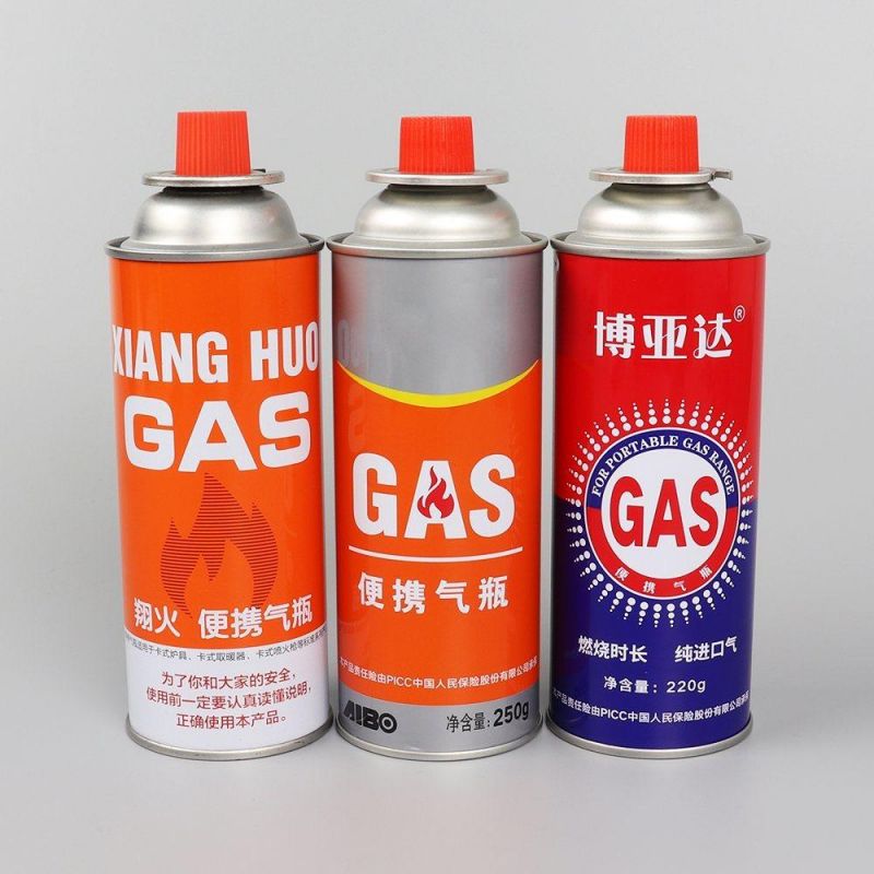 High Quality Butane Gas Can with Valve