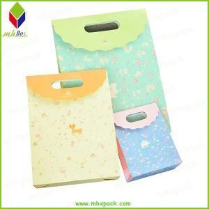 Custom Christmas Design Handle Coated Paper Shopping Gift Bag