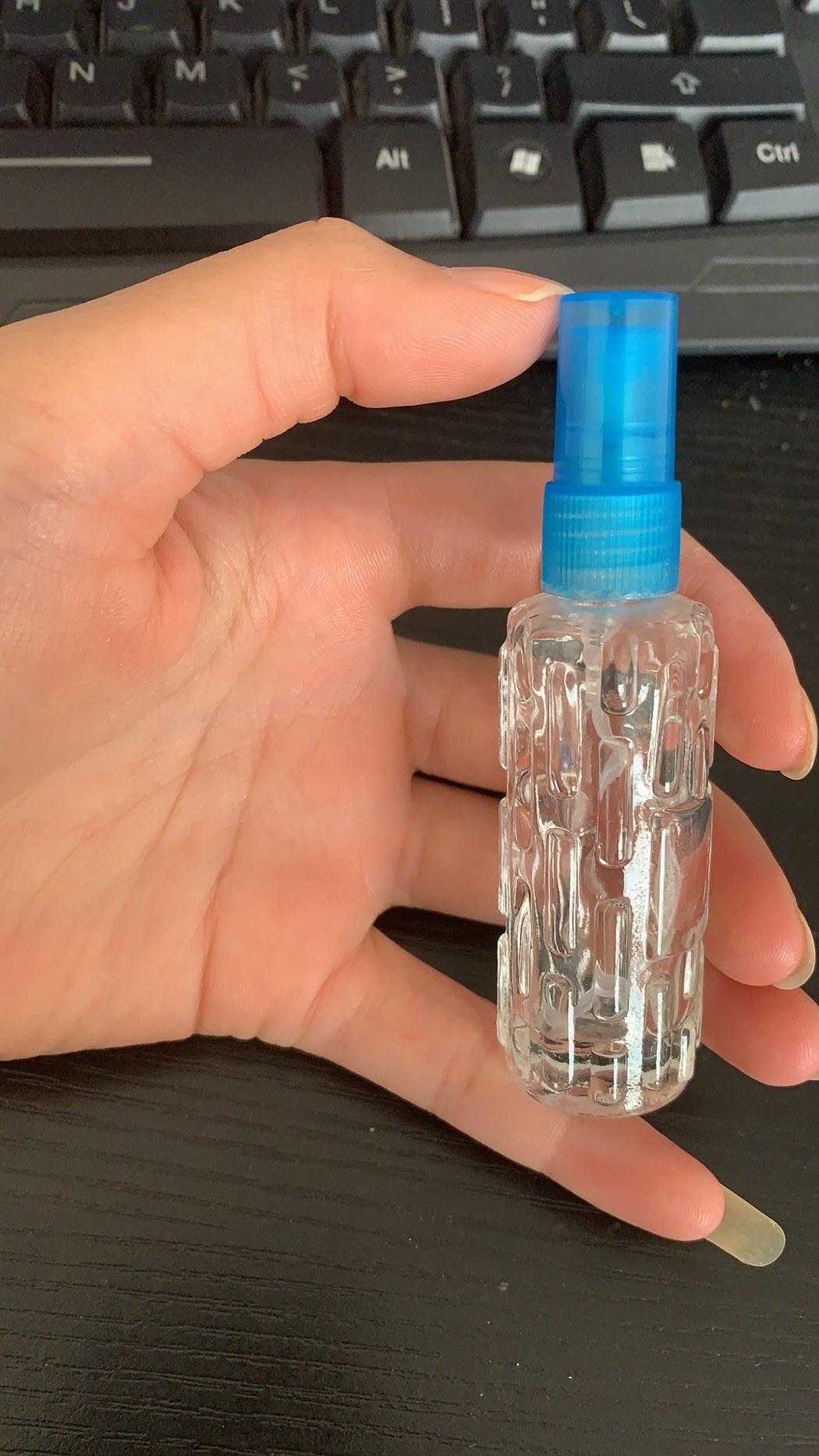 Glass Perfume Bottle with Spray and Atomizer