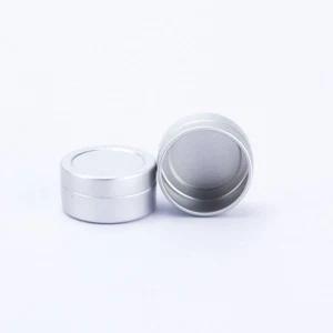 Customized Silver Aluminum Jar with Cap 5ml