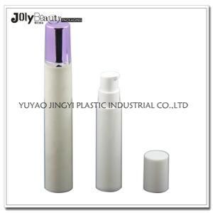 50ml Pearl White Cylinder Cosmetic Vacuum Pump Bottle Round Acrylic Airless Bottle