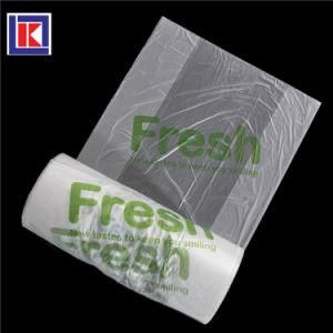 Fresh Food Fruit HDPE Plastic Grocery Roll Produce Bag for Supermarket
