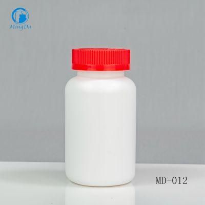 Food Grade HDPE White 250ml Round Bottle MD-467