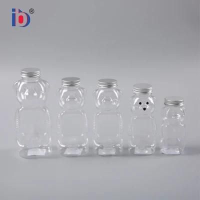 Kaixin Bear Empty Clear Bottle Honey Packaging Bottle with Screw Cap