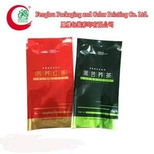 Different Flavor Quar Seal Tea Aluminum Packaging Bags Side Gusset Plastic Bag