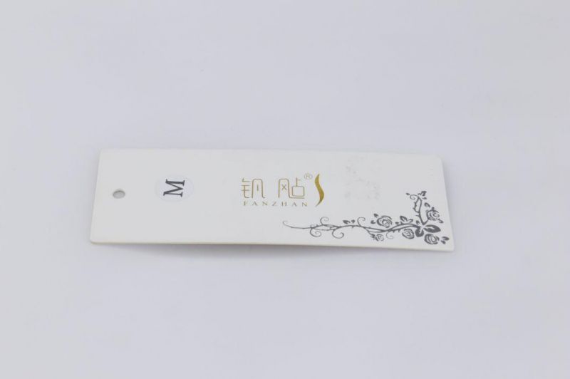 Wholesale Custom Manufacturer 400GSM Paper Printed Hangtag