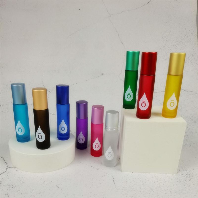 Oil Glass Roll on Bottle 10 Ml with Stainless Steel Ball