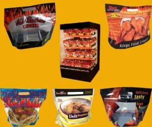 Plastic Hot Chicken Bag. Hot Food Bag/Rotisserie Bag