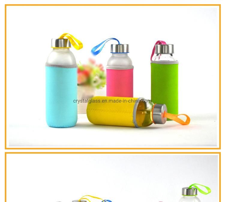 150ml 300ml 420ml 500ml Glass Bottle as Gift for Water and Beverage