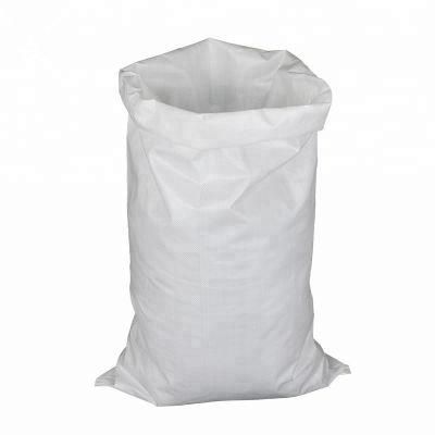 White Customized Plain Horse Poultry Feed Bags Polypropylene