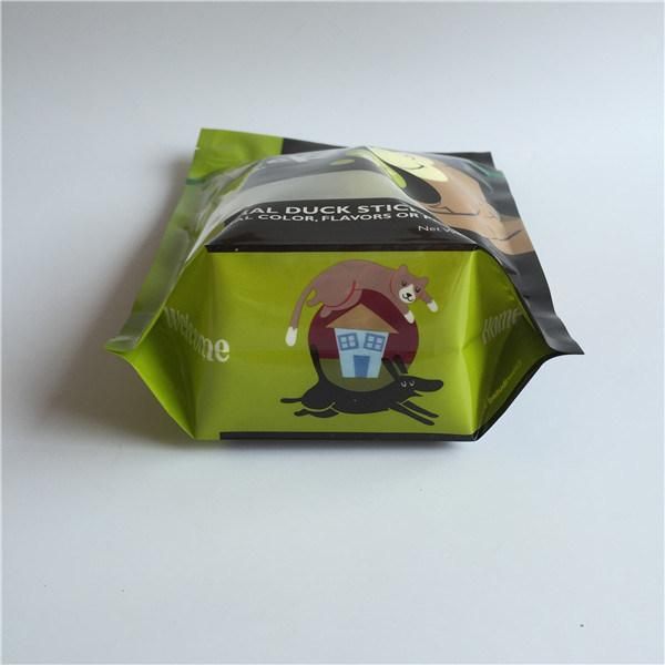 Custom Flat Bottom Zip Lock Compound Bag for Cat /Dog Food Packing Plastic Pet Food Bag Packaging Bag