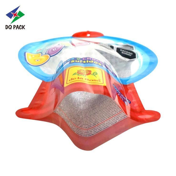 Children Gift Special Shape Three Side Seal Pouch for Candy with Hole