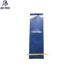 Customized Moisture Proof Tintie Side Gusset Pouch Aluminum Foil Coffee Plastic Packing Bag with Valve
